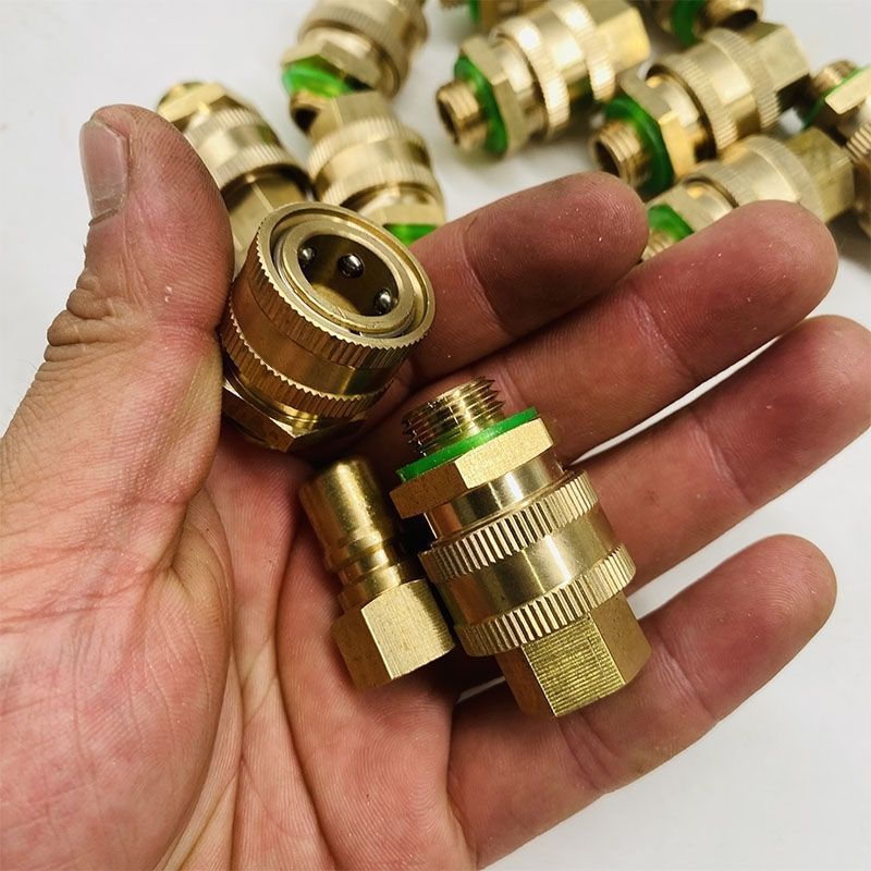 Agricultural Sprayer Quick Connect M14 Full Copper Hose Connector