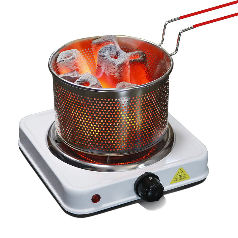 High-Temperature Charcoal Starter Basket for Indoor and Outdoor Grilling, Portable Charcoal Lighter for Stoves and BBQs