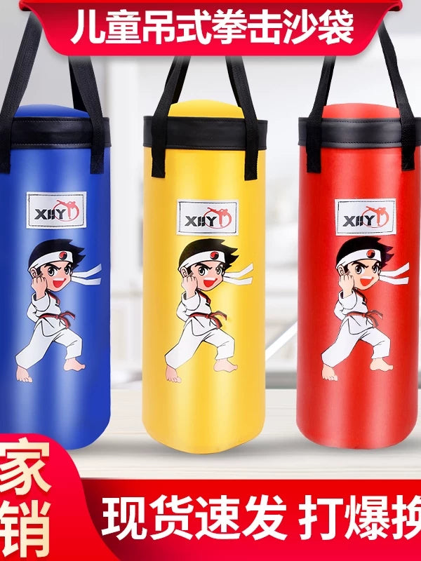 Kids' Punching Bag Set with Boxing Gloves and Hook for Taekwondo & Martial Arts Training