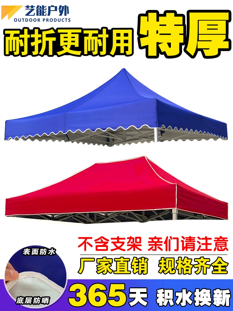 Outdoor 3x3m Waterproof Gazebo Canopy Top Cover for Stall Market Tent