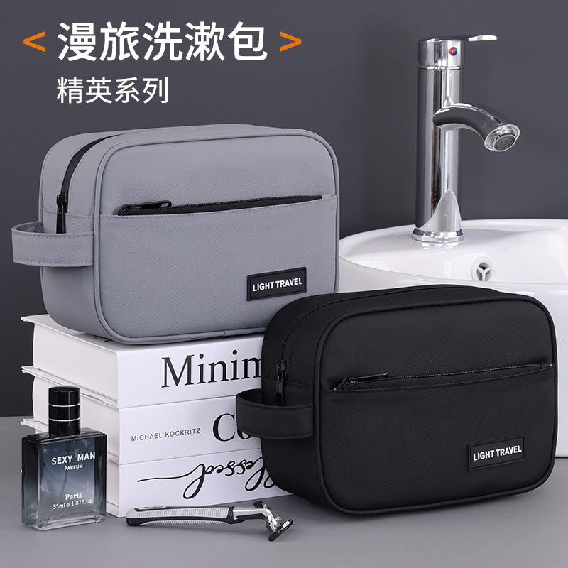Men's Business Travel Toiletry Bag Large Capacity Waterproof Dry Wet Separation Wash Bag