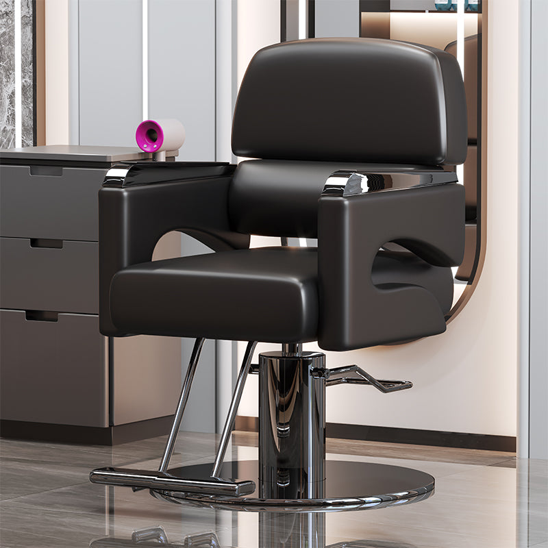 Reclining Swivel Hydraulic Barber Chair for Salon Hair Styling and Perming