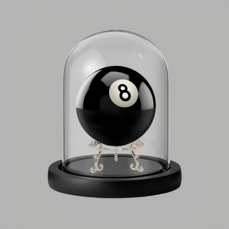 Creative Golf Baseball Billiard Signature Ball Display Case with Glass Dome and Dustproof Base