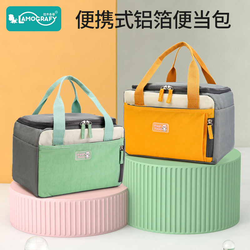 Large Capacity Insulated Lunch Bag for Food, Breast Milk, and Outdoor Picnics