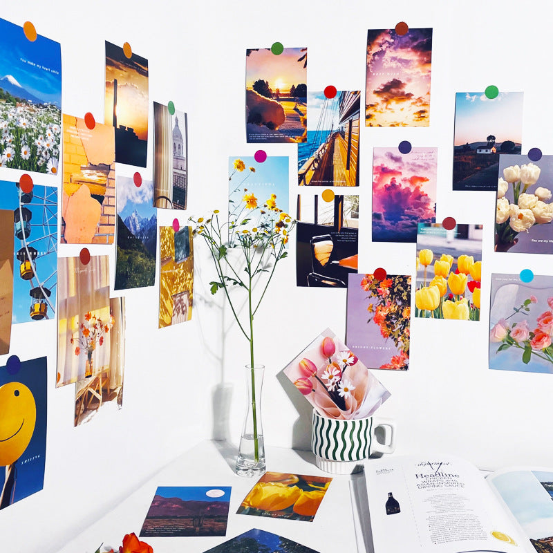30-Pack Nordic INS Style Decorative Wall Art Cards for Room Decor