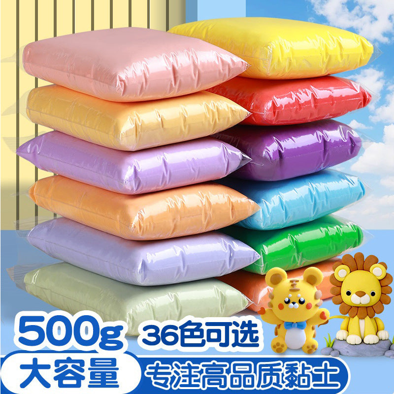 Ultralight Modeling Clay 500g Pack with DIY Tools for Kids
