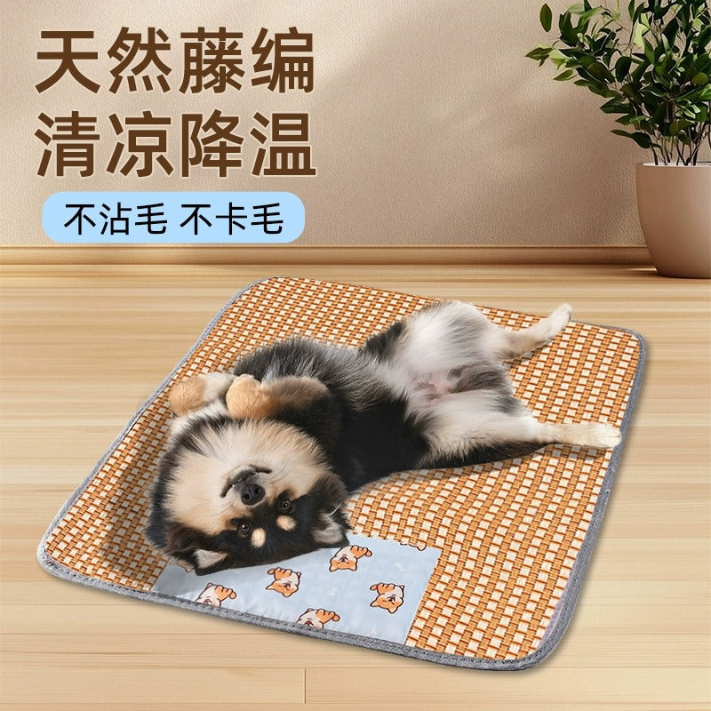 Pet Cooling Mat for Dogs and Cats, Summer Ice Pad Bed, All Seasons