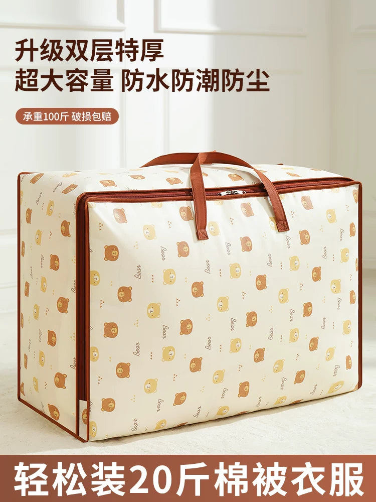 Large Capacity Oxford Fabric Storage Bag for Quilts, Clothes, and Moving