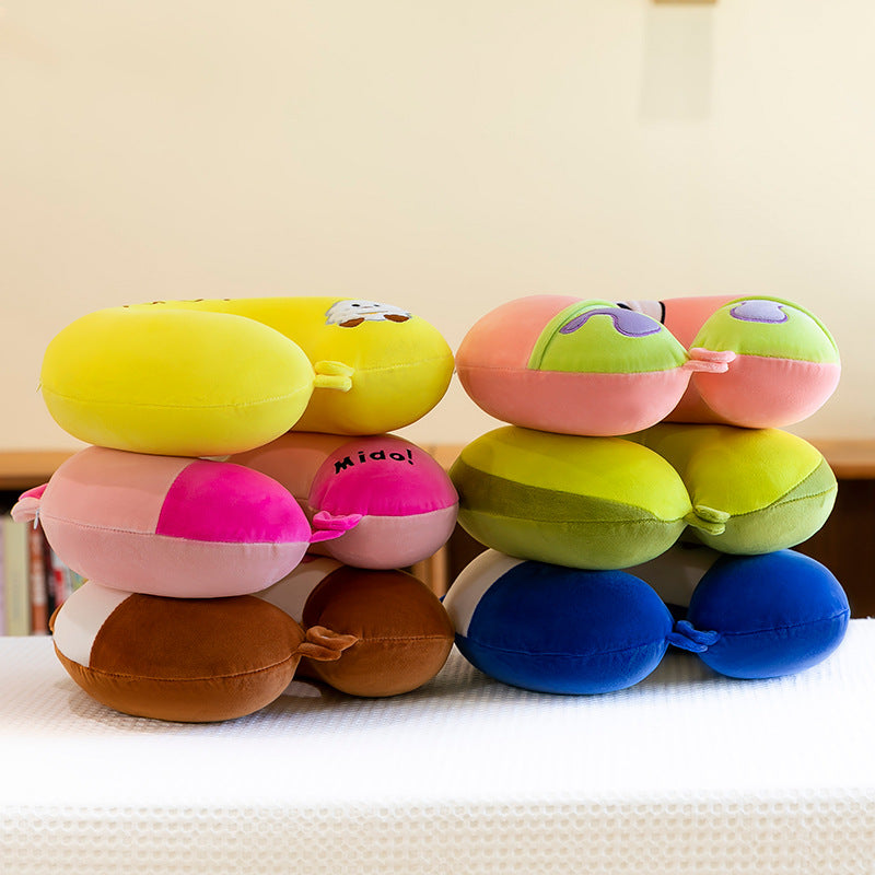Memory Foam U-Shaped Neck Pillow for Travel and Napping