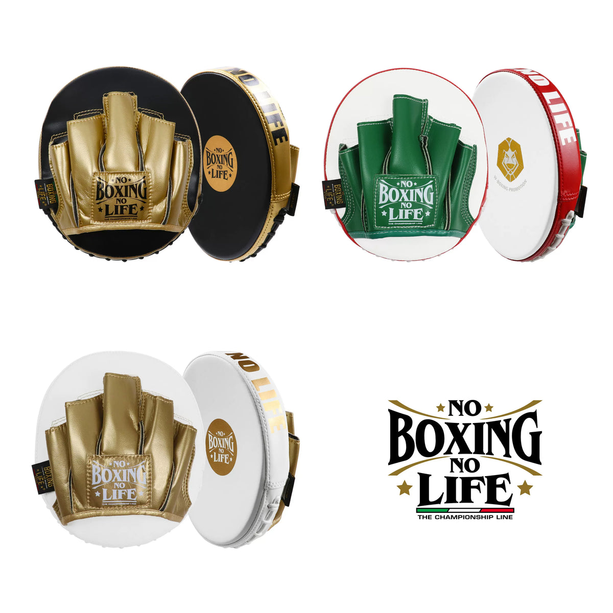 NoboxingNolife Gel Muay Thai Boxing Focus Mitts Durable Leather Razor Target Pads