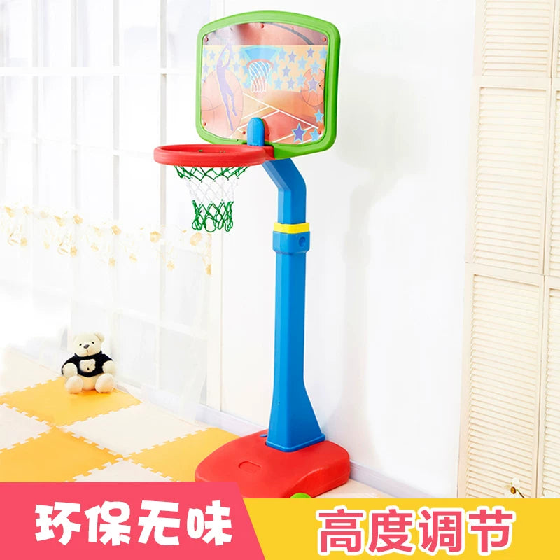 Adjustable Kids Basketball Hoop Stand for Boys and Girls, Indoor Outdoor Toddler Basketball Goal Toy