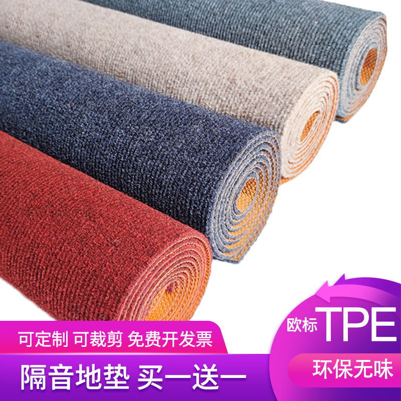 Thickened Entrance Floor Mat for Office Chair, Soundproof & Non-Slip Floor Protector, Dust Removal, Customizable