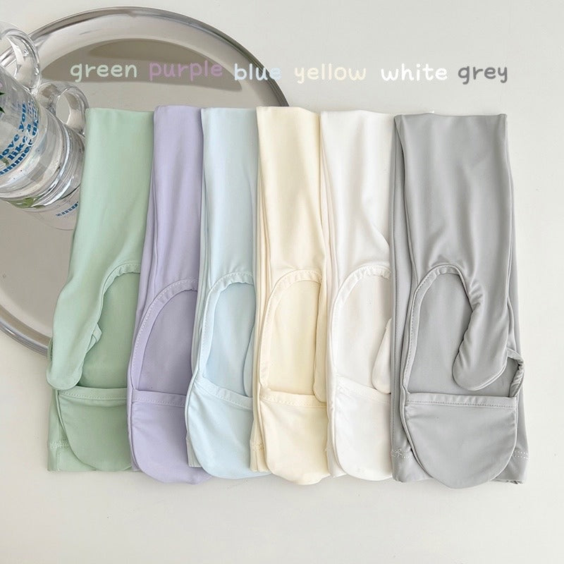 Breathable Full-Finger Sun Protection Ice Silk Arm Sleeves for Women - UV Protection for Cycling & Driving