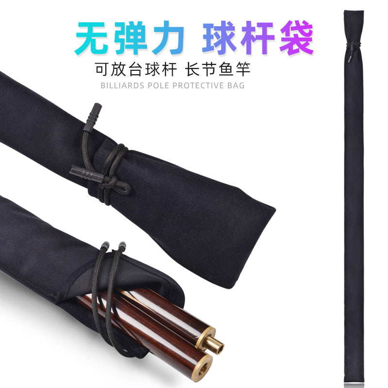 Billiard Cue Stick Bag, Suede-like Fishing Rod Bag, Portable Pool Cue Case for 8-Ball and 9-Ball Cues