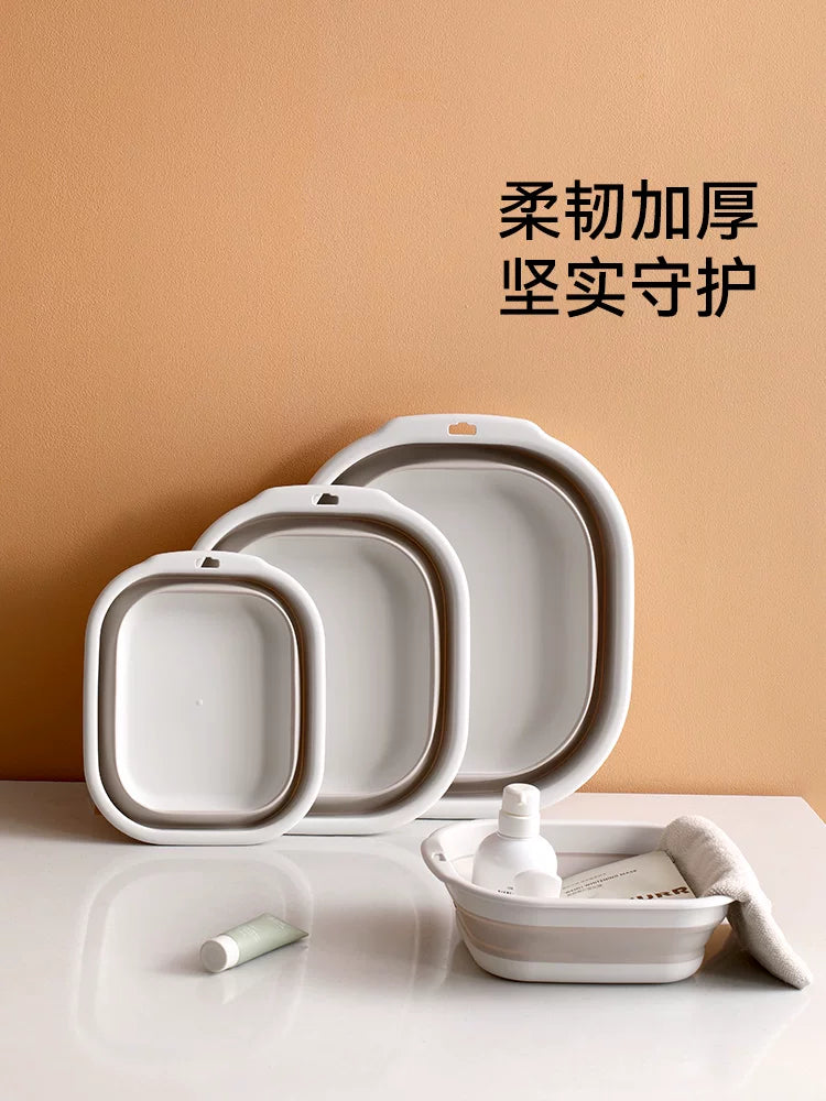 FaSoLa Foldable Portable Wash Basin for Home, Travel, and Dorms