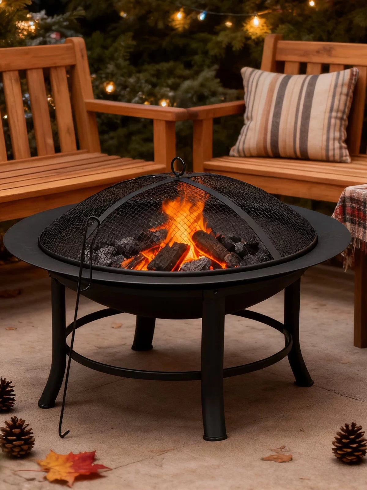 Household Smokeless Fire Pit for Tea Ceremony, Charcoal Grill, Wood Burning Heater, New BBQ Rack