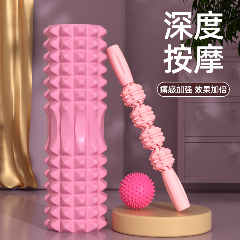 Foam Roller Massage Stick for Yoga and Muscle Recovery, 45cm