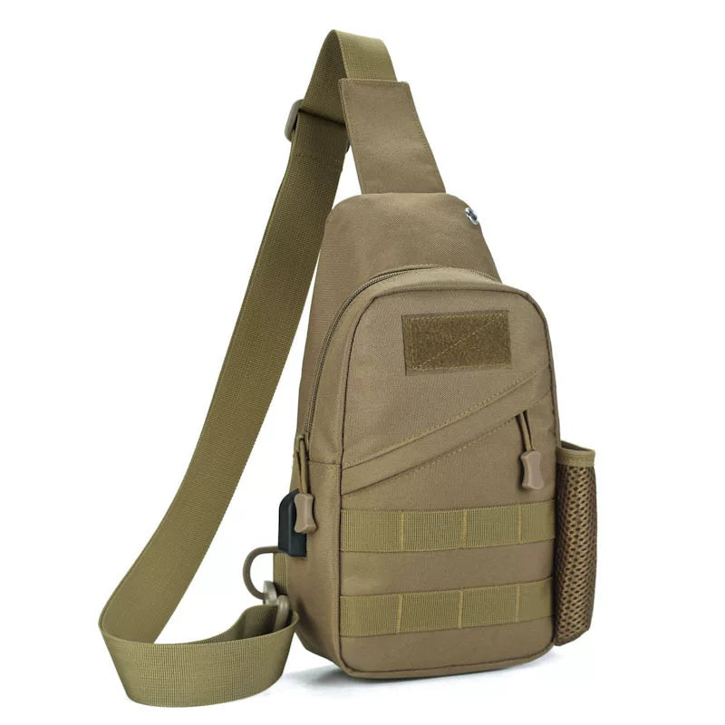 Multifunctional Fishing Tackle Bag Waist Pack Outdoor Shoulder Crossbody Backpack Waterproof Wear-resistant Fishing Tool Bag