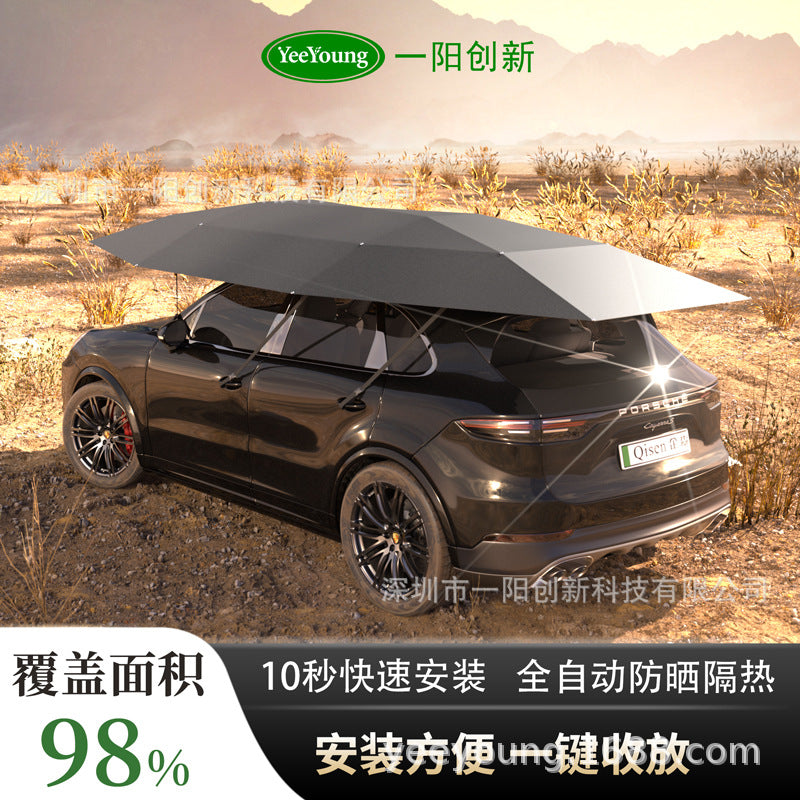 Automatic Car Umbrella Tent for Outdoor Parking Sun Protection and Camping