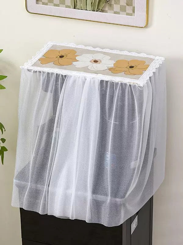 Coffee Machine Dust Cover Waterproof Oil-proof Lace Simple Home Tea Bar Machine Cover