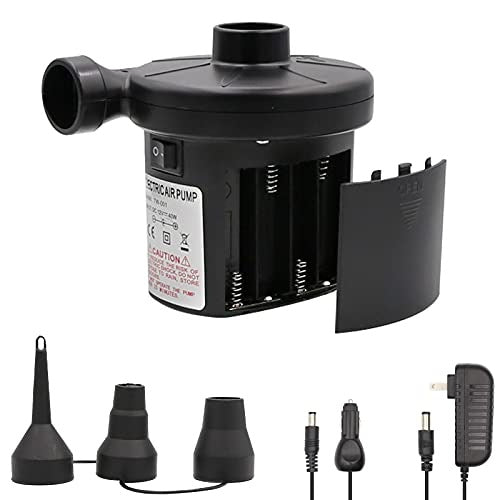3-in-1 Portable Wireless Air Pump for Outdoor Camping, 8 AA Battery Powered