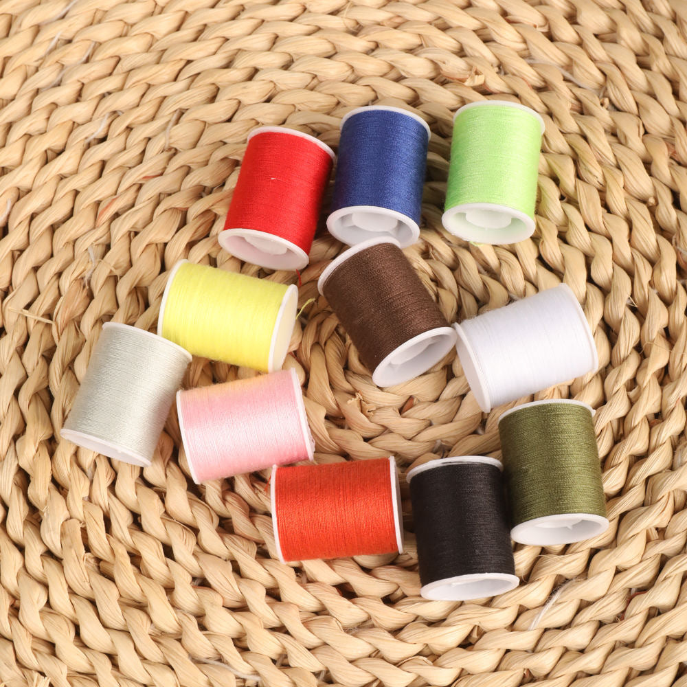 New Colorful Sewing Machine Thread Multi-color Braided Rope Garment Overlock Thread Spool Wholesale