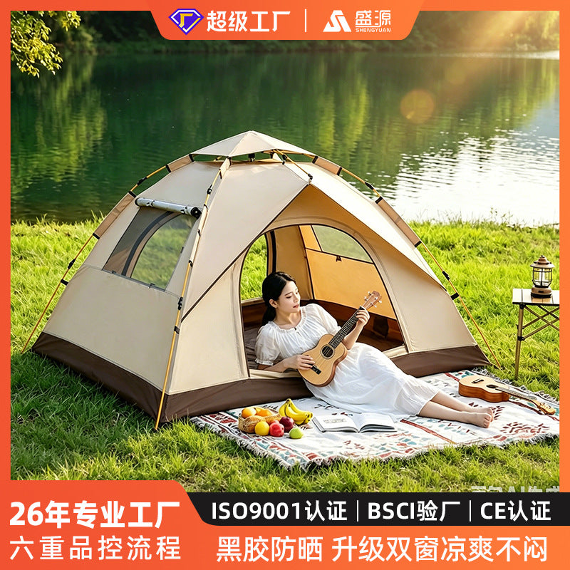 Automatic Pop-Up Camping Tent for Outdoor Hiking and Beach