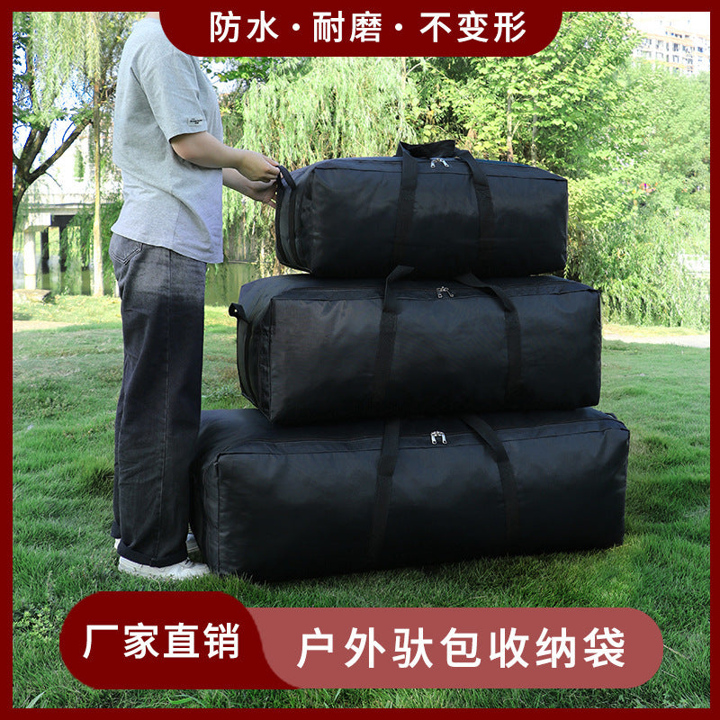 Waterproof Outdoor Camping Picnic Storage Bag with Shoulder Strap and Hand Carry Handles, Large Capacity Gear Organizer