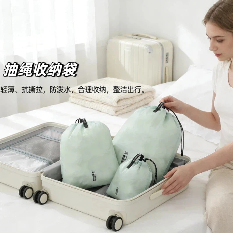Waterproof Drawstring Travel Storage Bag for Clothes and Outdoor Gear