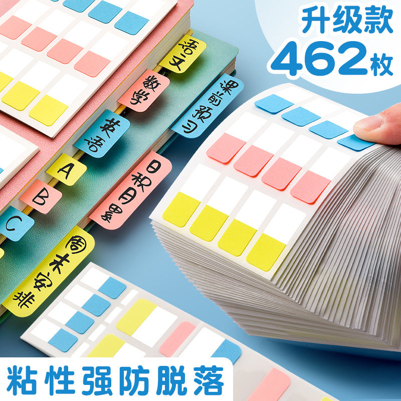 Repositionable Index Tabs Self-Adhesive Note Flags for Books Documents Planners
