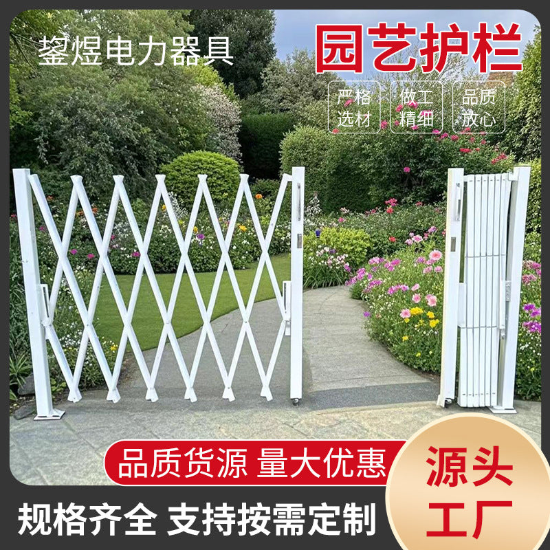 Expandable Wooden Garden Fence Gate for Yard and Vegetable Patch