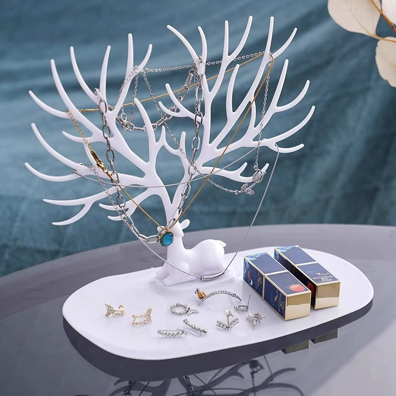 Antler Tree Jewelry Display Stand for Necklaces, Earrings, Bracelets, and Rings