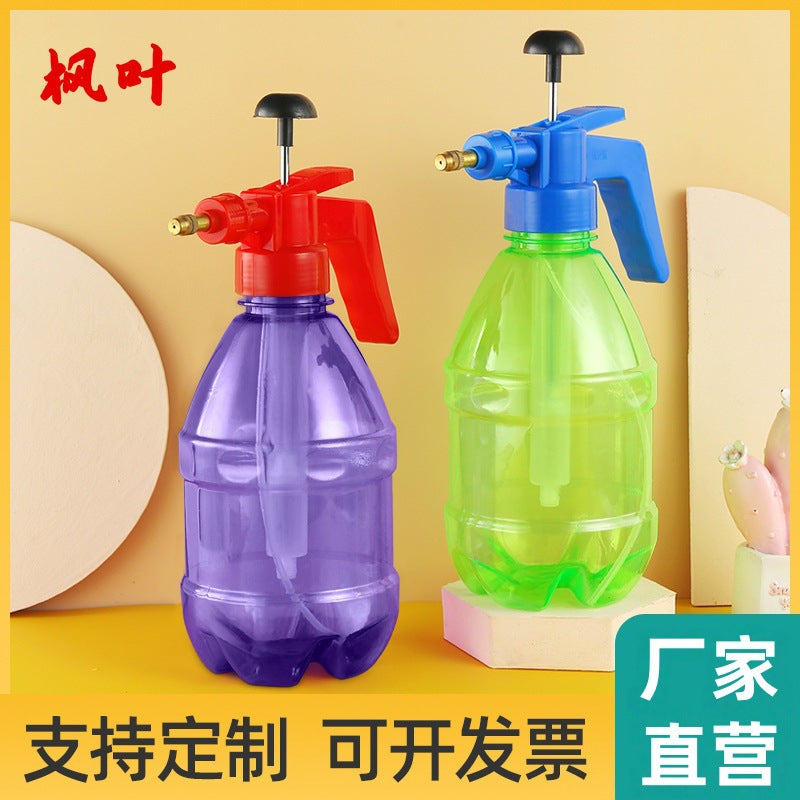 1.5L Transparent Hand Press Spray Bottle for Gardening and Floristry