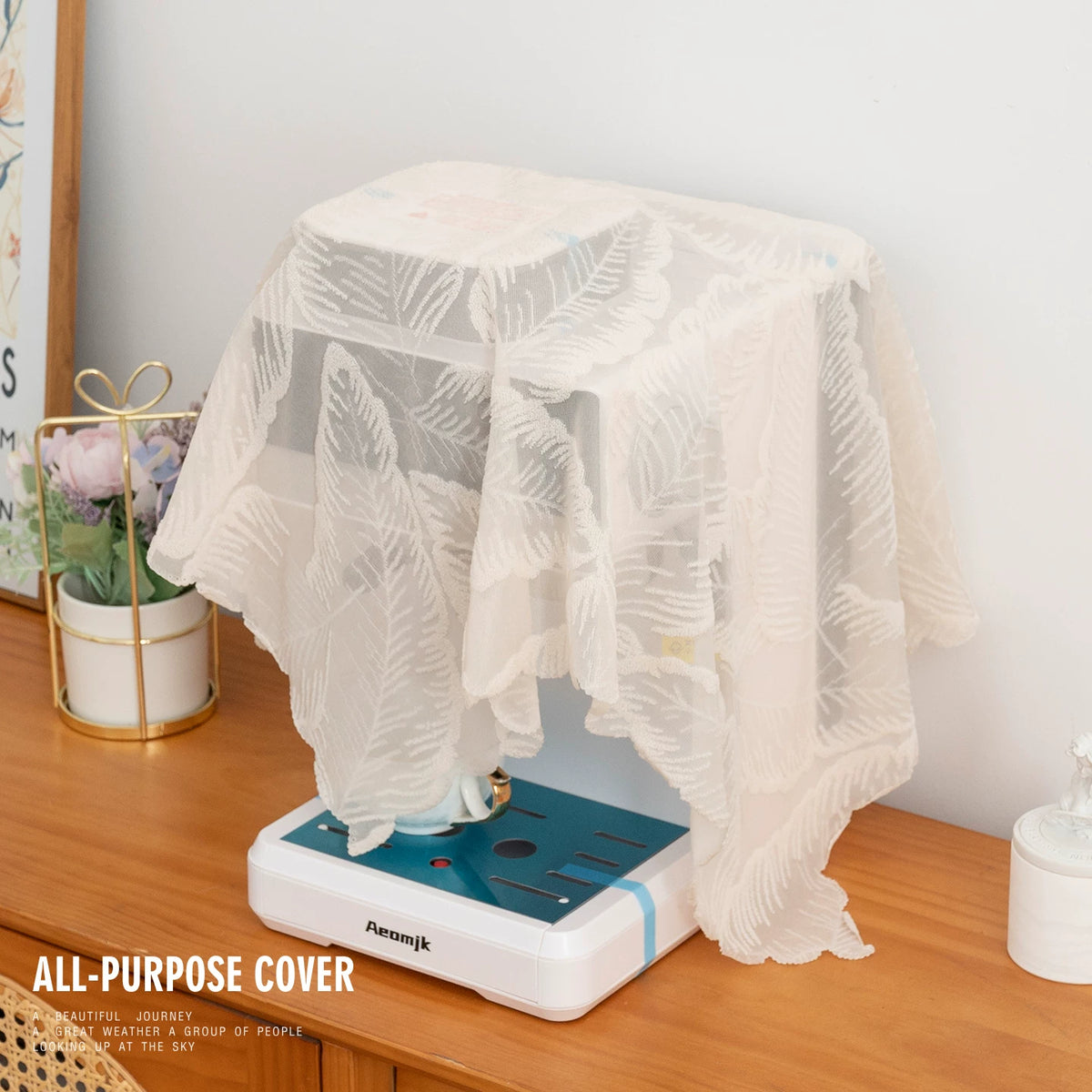 American Style Dust Cover Cloth for Coffee Makers and Appliances, Multi-purpose Decorative Towel