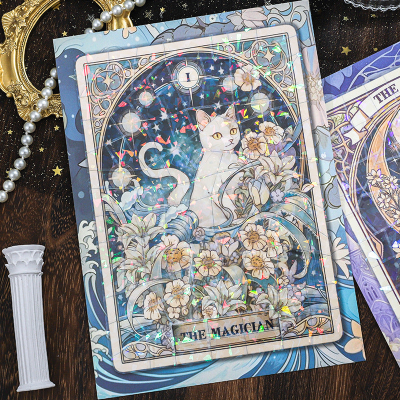 Paper Trace Cosmic Whisper Series Jigsaw Puzzle Stickers for DIY Scrapbooking and Miniature Scene Decoration