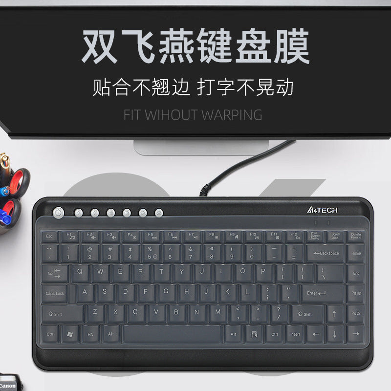 Keyboard Protector Film for A4Tech KL-5 USB Mini Keyboard, Dustproof Waterproof Cover