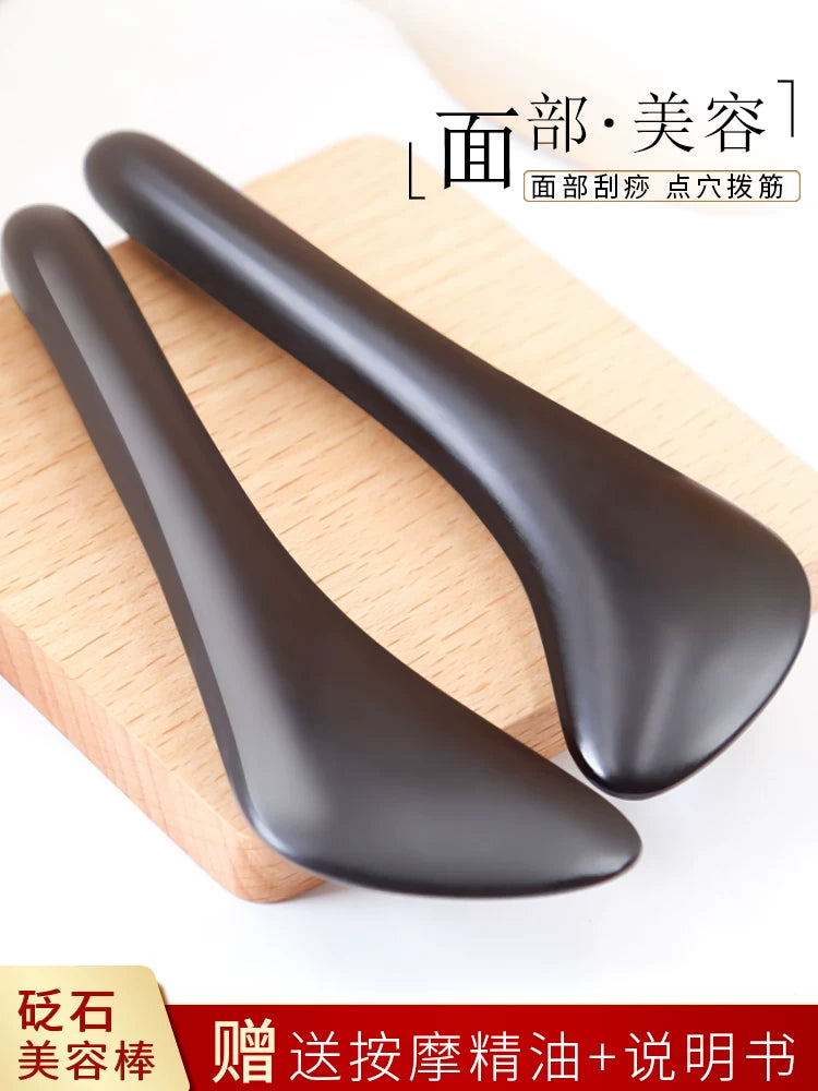 Bian Stone Gua Sha Massage Stick for Face and Eyes