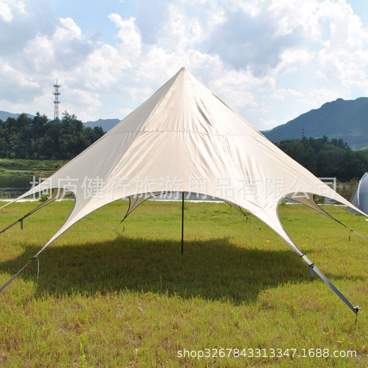 Waterproof UV Protection Octagonal Tarp Shelter for Patio and Beach
