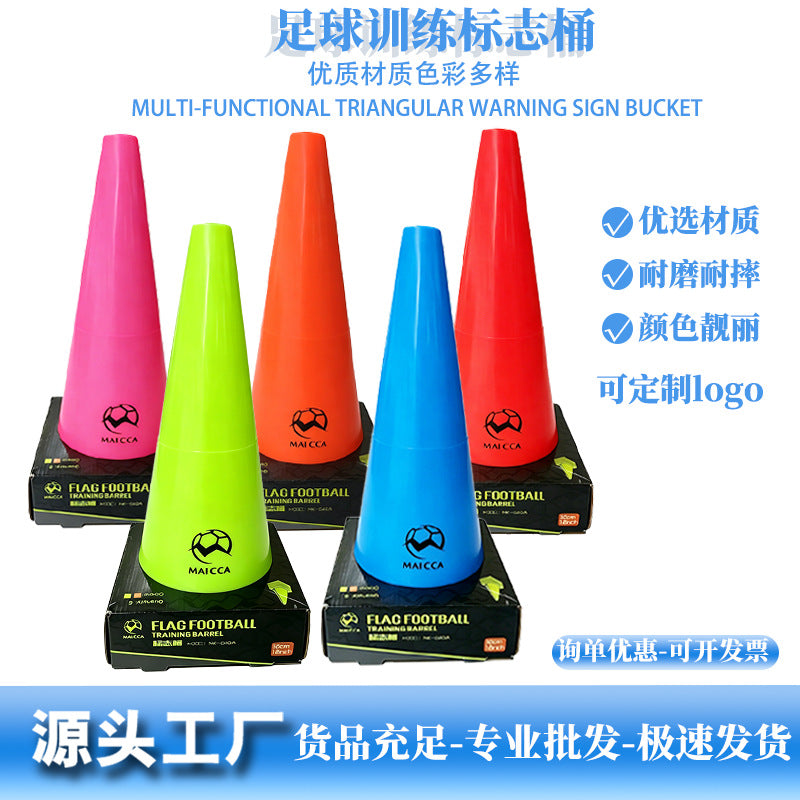 32cm Soccer Training Cones Set with Carry Box