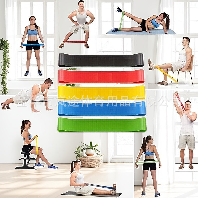 TPE Resistance Loop Bands Set for Yoga, Pilates, and Home Fitness Workouts