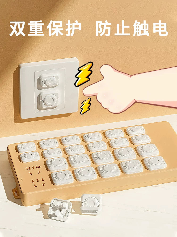 Child Safety Electrical Outlet Covers - Baby Plug Hole Protectors for Power Sockets