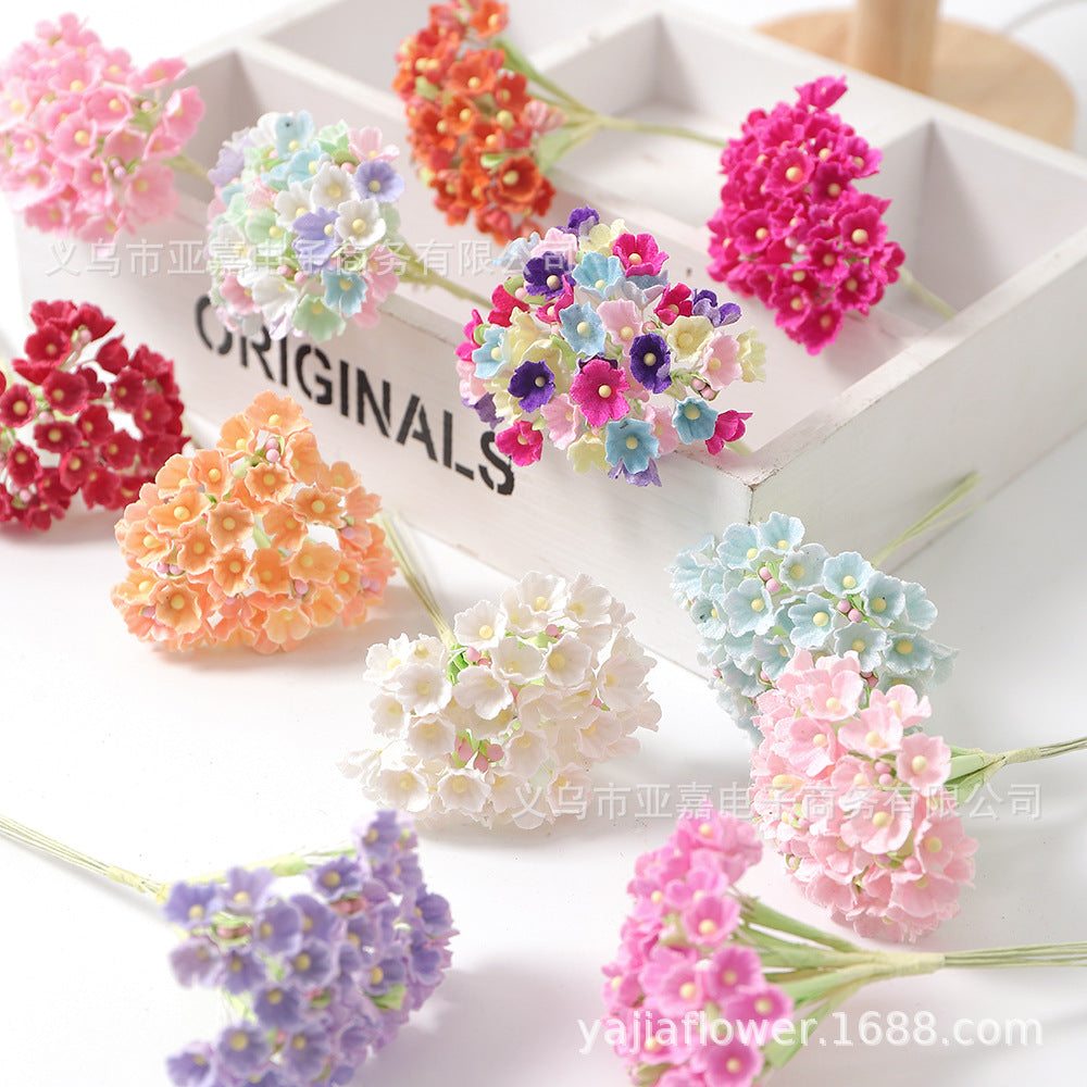 Artificial Gypsophila Flower Bouquet for Wedding Decor and Gift Boxes