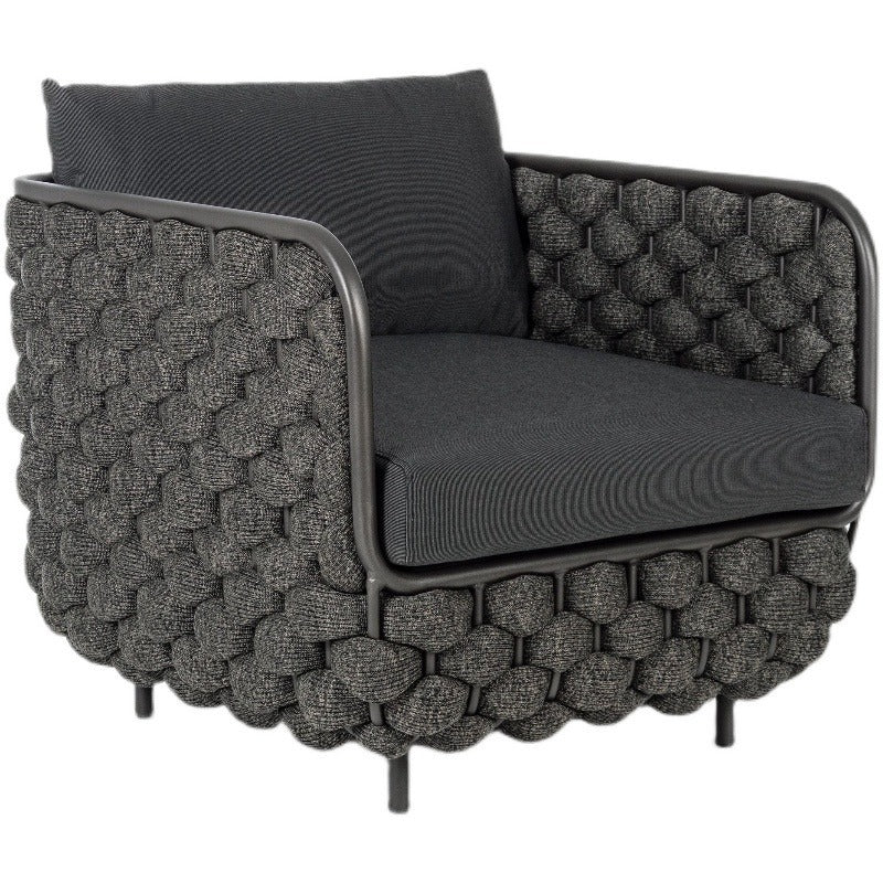 Outdoor Rattan Sofa Set for Patio Garden Villa Hotel Balcony - Weatherproof Wicker Furniture Combination