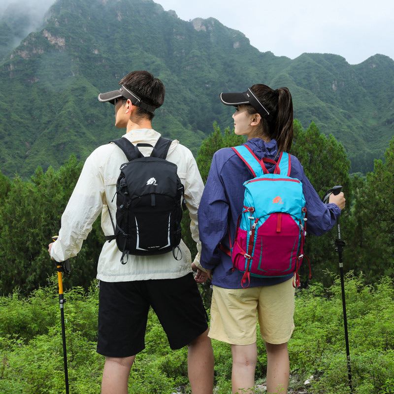 Lightweight Foldable Outdoor Hiking Backpack Cycling Bag Portable Breathable Multifunctional Trekking Sports Shoulder Bag