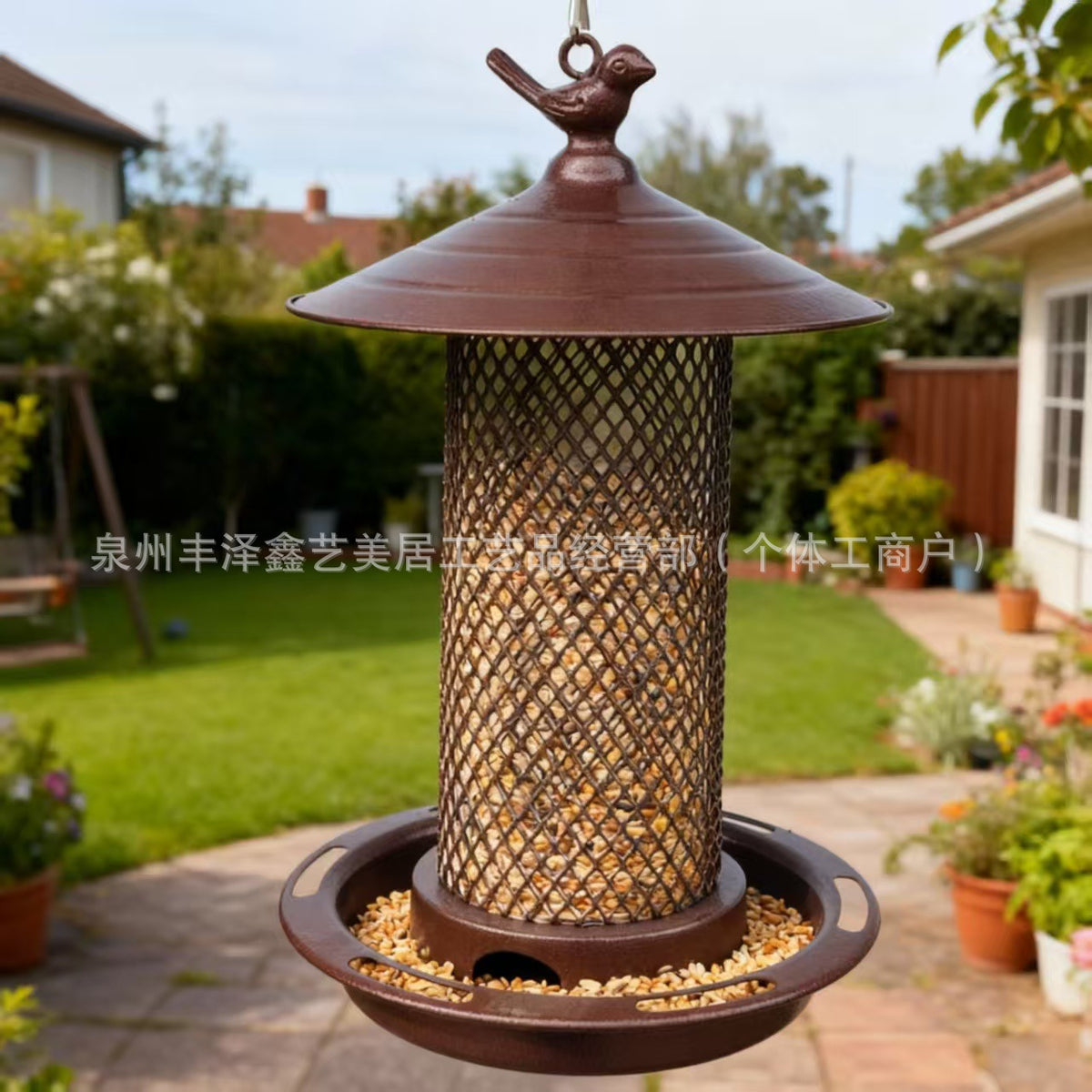 Heavy-Duty Hanging Hummingbird Feeder for Outdoor Gardens