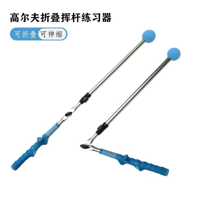 Golf Swing Trainer Aid Foldable Practice Stick for Posture Correction