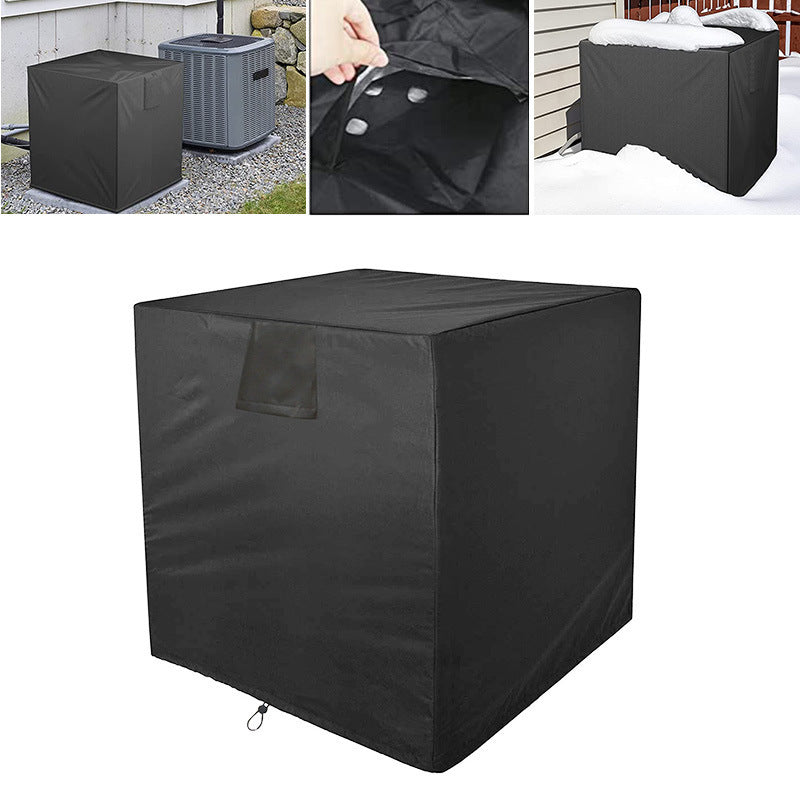 Outdoor Square AC Unit Cover Waterproof Dustproof UV Protection for Central Air Conditioner