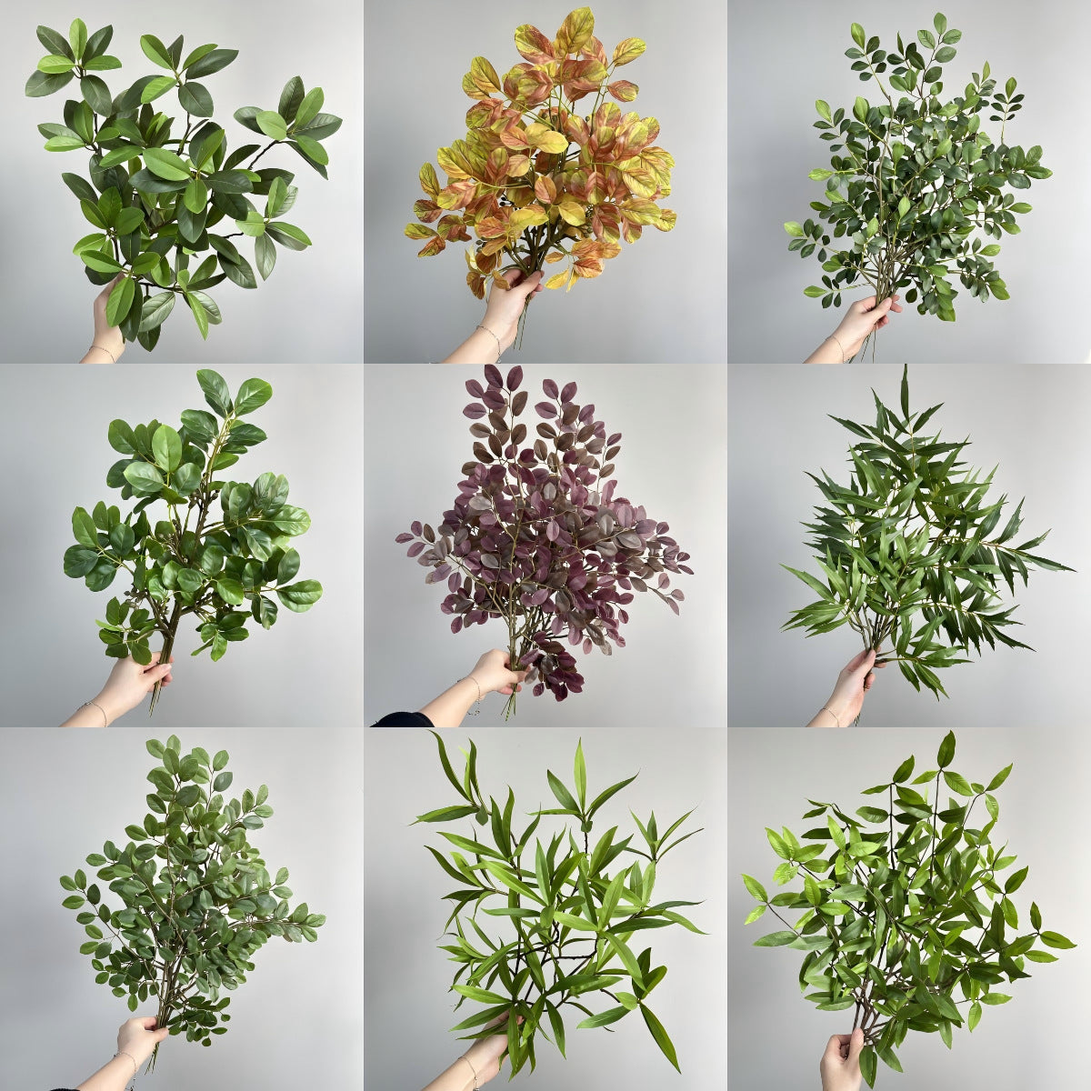 Artificial Foliage Branches for DIY Landscaping and Decoration