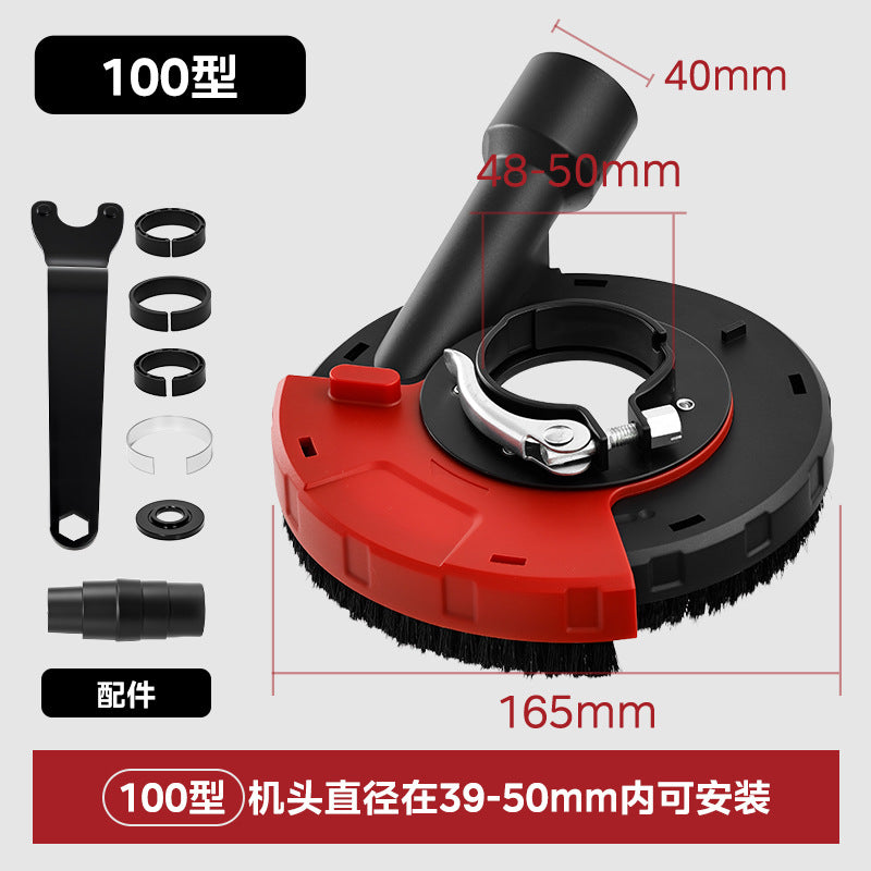 Angle Grinder Dust Shroud for Wall and Floor Grinding, Dust Collection Cover for Electric Grinders