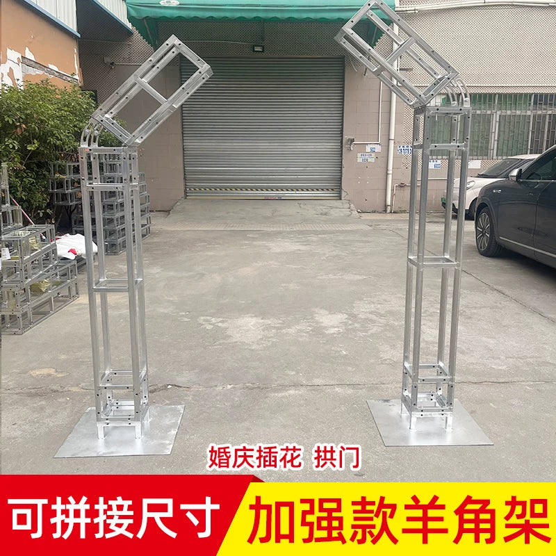 Wedding Arch Flower Stand Iron Art Floral Arrangement Support Frame